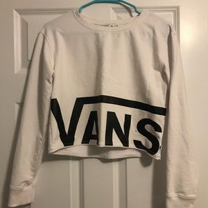 Vans cropped crewneck sweatshirt